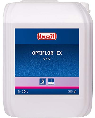 Buzil Teppichreiniger Optiflor-Ex G477: Für die erfolgreiche Reinigung von Teppichen und Polstermöbeln, 10l Kanister