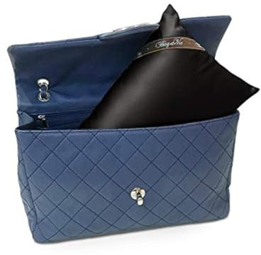 Bag-a-Vie Handbag Purse Shaper Pillow – Medi 14”x7.5” - Fits Maxi Flap Bags (Black)