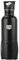 Fischer Erwachsene Trinkflasche Edelstahl m Halter sw 750ml, schwarz, 750 ml