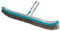 BAYROL Brosse de Nettoyage - 45 cm avec Poils en Acier Inoxydable - raccord en Aluminium - pour Les bassins en carrelage et en mosaïque - Compatible avec Toutes Les perches télescopiques Standard