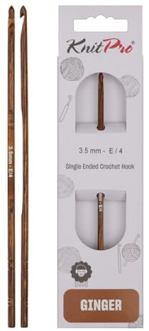 KnitPro Ginger Single Ended Crochet Hook | 3.50 mm