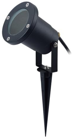 LeClubLED - Foco exterior (GU10, con estaca, IP65, estaca luminosa de jardín, proyector compatible con led (Ver.3)