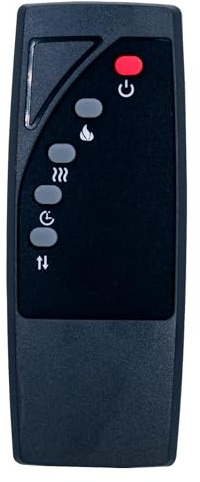 Replacement for Altra Flame AltraFlame Electric Fireplace Heater Remote Control FA23V60L FA23V60L-1 FA23V60L-2 FA23V60L-3 FA23V60L-4 FA23V60L-5 FA23V60L-6 FA23V60L-7 FA23V60L-8 FA23V60L-9 FA23V60L-C6