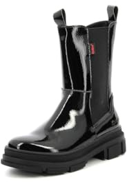 Kickers Goz, Boots Fille, Noir Vernis, 38