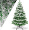 KESSER® Weihnachtsbaum künstlich PE 140cm mit 470 Spitzen Mit Schnee, Tannenbaum künstlich Edeltanne Schnellaufbau inkl. Christbaum-Ständer, Weihnachtsdeko – PE grün 1,4m Tanne Weihnachten