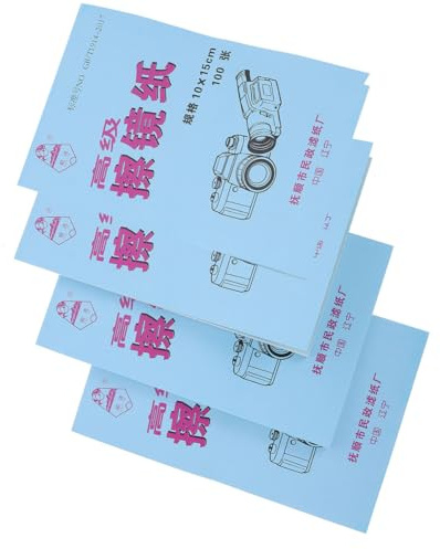 LIFKICH 400feuilles Papier De Nettoyage pour Objectif De Microscope Papier Essuie-Tout pour Lentilles