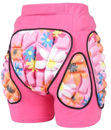 LLHCF Pantaloncini imbottiti Hip Butt Pad Protettivo Imbottito Pantaloni Corti Traspirante Regolabile Per Bambino Adulto Snowboard Sci Elastico Pantaloni Protettivi