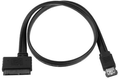 CAVO ESATA + USB(POWER eSATA) - 7+9 (MICRO SATA 16PIN) PER SSD O HDD DA 1,8 50cm