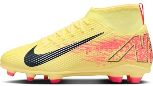 Nike Superfly 10 Club Km Fg/Mg Kinder Fußballschuh, Lt Laser Orange/Armory Navy, 37.5