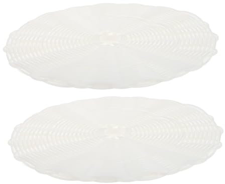 Cabilock 1 Juego Estera De Vapor Revestimiento De Vapor Estera Separadora Para Hornear Estera De Cocina Estera De Imitación De Ratán Para Vapor Estera Separadora De Alimentos Estera 2 piezas