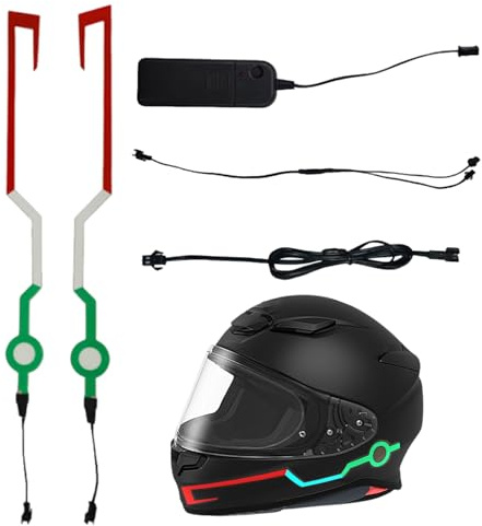 Motorcykel Hjälm - Hjälmlampa | 3 lägen LED-tillbehör dekoration för vuxna kvinnor motorcyklar ridning