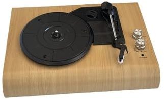 Tourne-Disque Vinyle Design Moderne rétro Bluetooth stéréo en Bois phonographe Tourne-Disque Gramophone