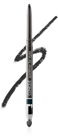Clinique Quickliner For Eyes Eyeliner Pencil | Water Resistant, Smudge Resistant + Safe For Sensitive Eyes, New Black, 1 Count