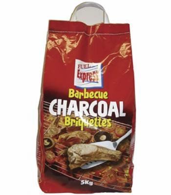 BBQ Barbecue Fuel Express Charcoal Briquettes Weight 5KG 702421