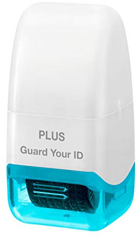 Plus Guard Your ID Mini Roller Stamp, White
