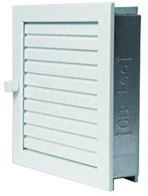 Warmluftgitter 20x20 weiß Lüftungsgitter Ofengitter