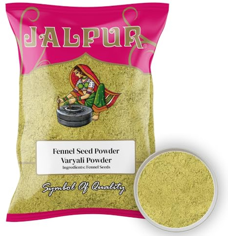 JALPUR MILLERS Fennel Seed Powder 100g – Premium Ground Fennel – Aromatic Spice for Cooking – Ideal with Cumin Seeds, Jeera Cumin Seeds – Natural Breath Freshener – for Baking, Savory & Sweet Dishes