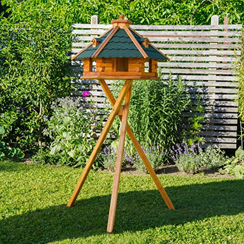 Vogelhaus von Größe L, XL und XXL Futterhaus Futterhäuschen Vogelvilla V18, Vogelfutterhaus aus Holz