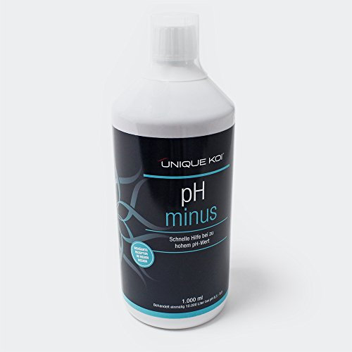 WilTec Unique Koi pH Minus 1000ml Reductor de pH para 10000l Agua Cuidado Estanque