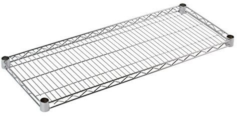 Archimede Sistema Componibile, Ripiano, Grigio (Cromato), 121 x 36 cm