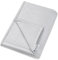 Julius Zöllner Jersey Decke gefüttert aus Baumwoll-Jersey | Gr. 70x100 cm | Made in Germany | OEKO-TEX® STANDARD 100 | Tiny Squares Grey