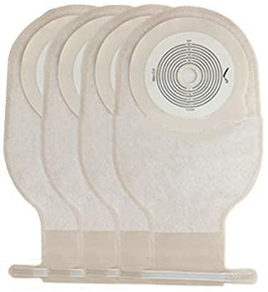 Sacchi per colostomia, sacche drenabili per colostomia, borsa per la cura della colostomia, 60 mm, dimensioni di taglio per illeostomia e stomia (confezione da 10)