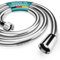Engelbach® Duschschlauch 1,25m aus Kunststoff - Brauseschlauch mit Standard Anschluss - Flexibel & Trinkwassergeprüft - Made in Germany