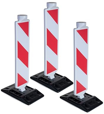 Rolly Toys rollyBake Leitbake (Traffic, Safety Beacon with Base, Construction site Barrier for Children, Accessories for Pedal Vehicles) 401451, red
