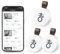 Brifit Bluetooth Thermometer Hygrometer, Digital Thermometer Hygrometer mit APP & Datenspeicherung, Temperatur Feuchtigkeitssensor für Haus, Büro, Gewächshaus, Weinkeller, 3 Pack