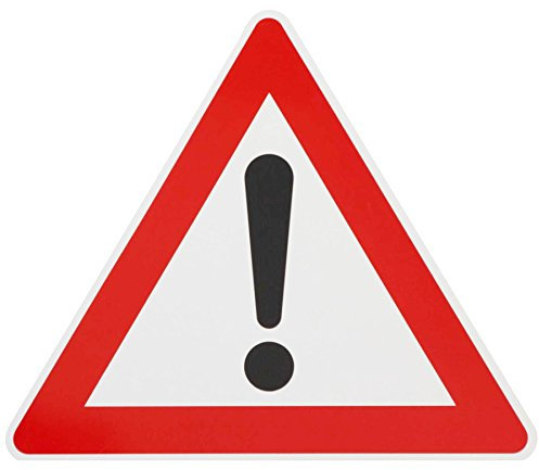 ORIGINAL Verkehrszeichen Nr. 101 Achtung Gefahrenstelle Symbol Ausrufezeichen 630mm SL Verkehrsschild RAL Schild Verkehrsschilder Schilder Warnschild Straßenschild Strassenschilder Hinweisschild StVO