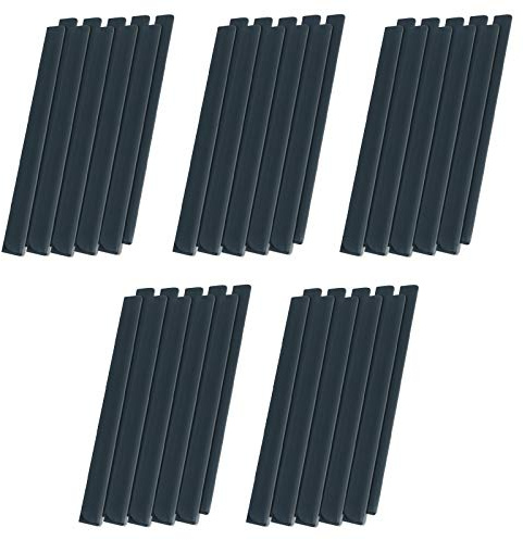 UISEBRT Lot de 50 clips de fixation en PVC pour bandes brise-vue, anthracite
