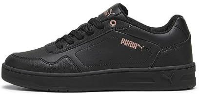 PUMA Damen Court Classy Turnschuhe, Puma Black Rose Gold, 42 EU