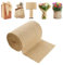 VEVOR Rotolo di Tessuto di Juta, 355 mm x 45,7 m 50 x 50 Rotoli di Tessuto di Juta Naturale ad Alta Densità, Rotolo di Tessuto di Juta per Avvolgere Alberi, per Decorazioni, Artigianato, Matrimonio