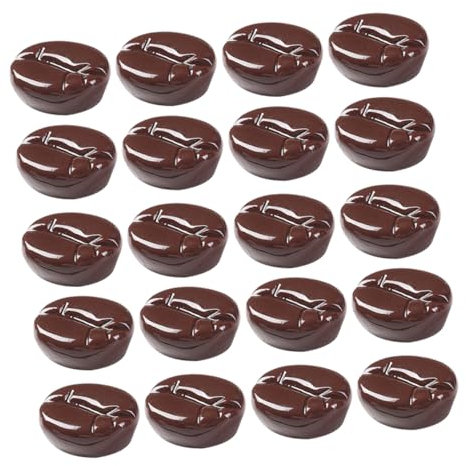 UPKOCH 25pcs Simulated Coffee Bean Model Lifelike Food Model for Phone Case Making Accessories