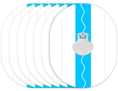 QaZanteiar 20 Pièces Capteur Glycémie Patchs Pour le Capteur Medtronic Guardian, Forte Adhérence, Imperméable & Hypoallergénique, Doux Pour la Peau et Auto-Adhésif, Protection Quotidienne du Capteur