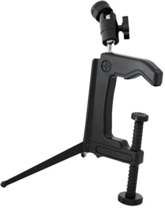 AMSLSIU Treppiede per telefono portatile adattabile Supporto per fotocamera da tavolo Morsetto a C flessibile Treppiede con morsetto a C Accessorio affidabile per attività creative Supporto con