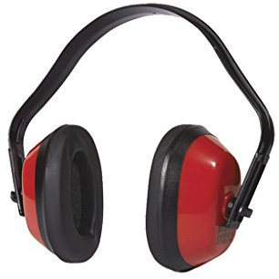 Cofan Casco Anti-Ruido | Color Rojo | Protección Auditiva | SNR:27db | EN 352-1