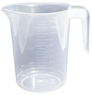 Jarra Medidora Plástico Apta Microondas 1.2 Litros