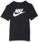 Nike Men's Sportswear Icon Futura T-shirt, Black/White, L