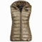 Geographical Norway Annecy Vest Hood Lady - Weste Damen Warme Mann Herbst Winter - Warme Manteljacke leicht Kapuze - Daunenjacke Winterjacke kurze Ärmel Polsterung - Frauen (Sturm XL)