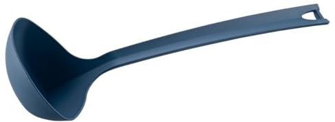 Tasty Louche monobloc en plastique 2H - 32 x 11 cm - Idéale pour remplir et servir des sauces et soupes en toute sécurité - Passe au lave-vaisselle - Bleu