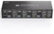 TJCXELE 8K60Hz 2Displayport+HDMI KVM Switch 3 Monitors 4 Computers USB 3.0 Triple Monitor KVM Switches DP1.4+HDMI2.1 Sharing Triple Monitors and 4 USB Devices with Remote Control&Cables