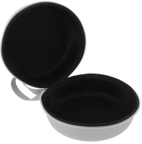 HEALSOPTHY Funda Portátil para Almohada Cervical Cremallera 1 Unidad Tamaño Estándar Protección Resistente para Viajeros Bolsa De Almacenamiento para Almohada De Viaje Color Negro