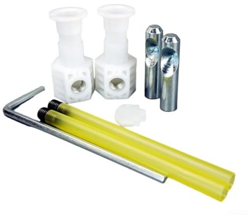 Kit d'installation mural pour réservoir de toilettes avec composants en nylon et fer solides pour une utilisation fiable