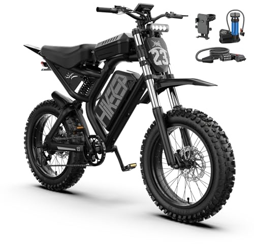 GLOBALKEEP Electric Bike for Adults,52V 40AH 120 Miles Range Ebike, Peak 3000W Brushless Motor 35MPH, 20 Fat Tire e Bike, UL2849 Certified Waterproof Battery, Electric Bicycle