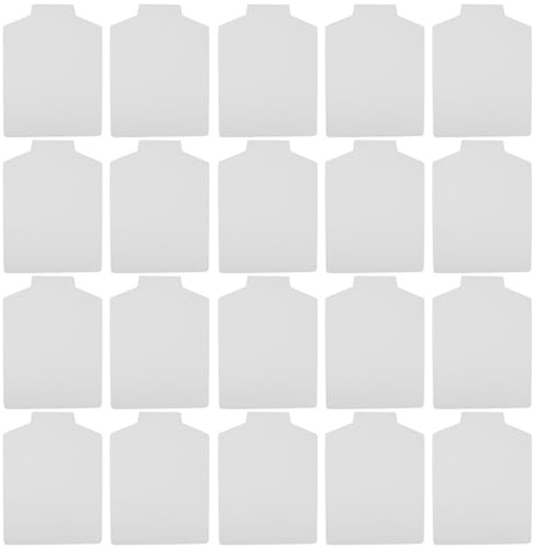 STAHAD Cartons Pliables en Papier Blanc pour T-Shirts 26,5 X 35,5 Cm, Support de Pliage et Organisateur de Vêtements, Lot de 20 Feuilles pour Rangement