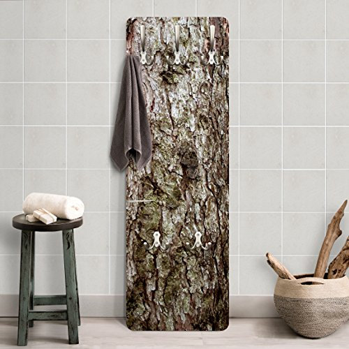 Bilderwelten Garderobe - Top Holzoptik Garderoben, Größe HxB:105cm x 34cm, Motiv:No.YK 17 Baumrinde