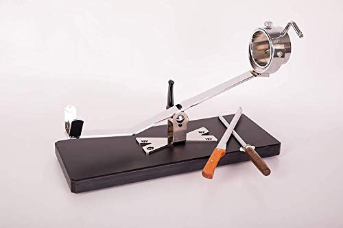 FERRETERIA LEPANTO JAMONERO Giratorio BASCULANTE Fibra Negra + Regalo Cuchillo Y CHAIRA