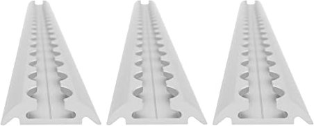 lasiprofi Airlineschiene halbrund: 42 x 9,5 mm, 1.000 mm, 2er Set | Zurrschiene | 100 cm | kompatibel mit Fittingen | Silber eloxiert | für Transporter, Wohnwagen, Sprinter UVM. | Aluminium | 1 m