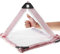 BACFEILIN transparente, Transparente Plane mit ösen, wasserdichte Abdeckplane aus 420g/m² PVC Material, Outdoor Vorhang,Verwendung als Outdoor-Regen- und Windschutz,mit Seil und Kabelbindern 1M×1M